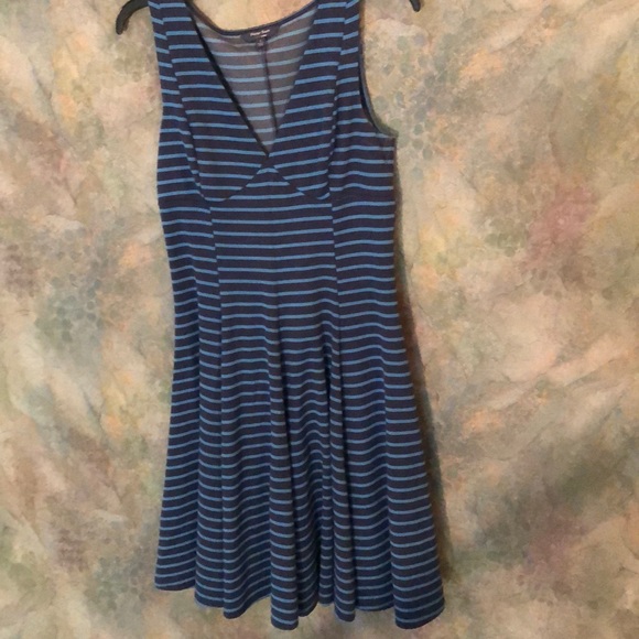 Peter Som Blue Stripe Dress - Picture 2 of 5